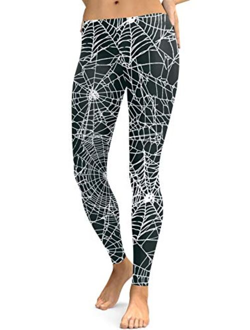 For G and PL Women's Halloween Costume Print Funny Strechy Leggings