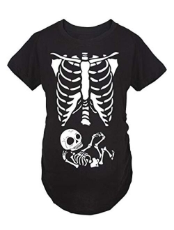 Spadehill Women's Halloween Short Sleeve Maternity T Shirt