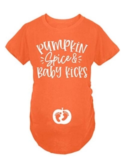 Spadehill Women's Halloween Short Sleeve Maternity T Shirt