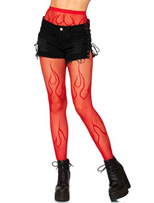 Leg Avenue Women's Dark Alternative Fishnet Tights