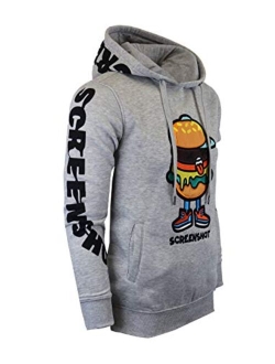 SCREENSHOT Mens Urban Hip Hop Premium Fleece Hoodie - Modern Pullover NYC Street Fashion Urbanwear Hooded Sweatshirt