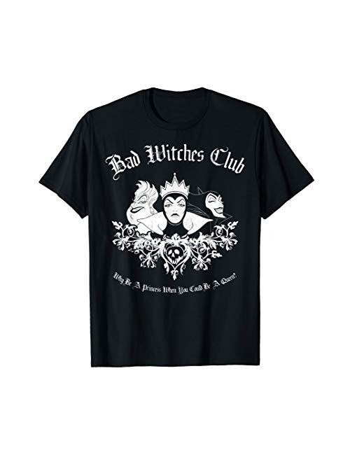 Disney Villains Bad Witches Club Group Shot Graphic T-Shirt T-Shirt