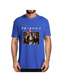 Friends Horror Halloween T-Shirt Michael Myers Jason Horror Scary Movies Gift Tee Shirt for Women Men