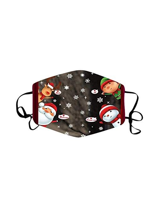 Halloween Face_Masks for Adults Dust Washable Reusable Halloween Face Bandanas Indoor and Outdoor Activities