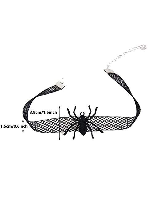 LERTREE 3PCS Halloween Spider Web Headbands Cosplay Party Hairband Dress Up Hair Accessories