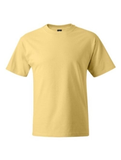 5180 Cotton Solid Short Sleeve Crew Neck T-Shirt