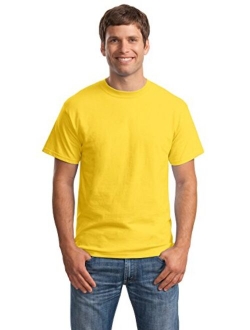 5180 Cotton Solid Short Sleeve Crew Neck T-Shirt