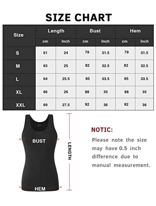 Vislivin Womens Supersoft Camisole Stretch Casual Tank Tops