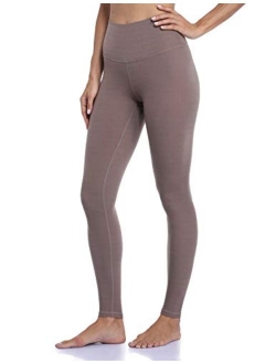 Women's Brushed Buttery Soft High Waisted Leggings Full Length Yoga Pants