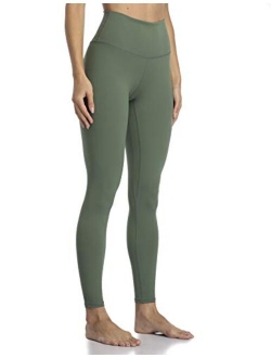 Women's Brushed Buttery Soft High Waisted Leggings Full Length Yoga Pants