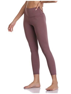 Women's Brushed Buttery Soft High Waisted Leggings Full Length Yoga Pants