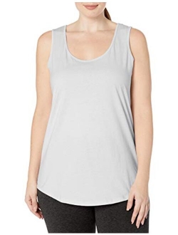 Women's Plus-Size Shirt-Tail Tank Top