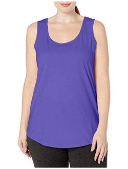 Women's Plus-Size Shirt-Tail Tank Top