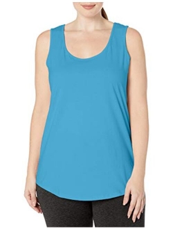 Women's Plus-Size Shirt-Tail Tank Top