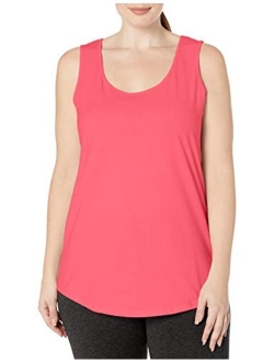 Women's Plus-Size Shirt-Tail Tank Top