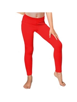 Stretch is Comfort Cotton Girl's and Women's Footless Leggings Made in The USA