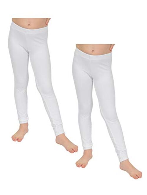 Stretch is Comfort Cotton Girl's and Women's Footless Leggings Made in The USA