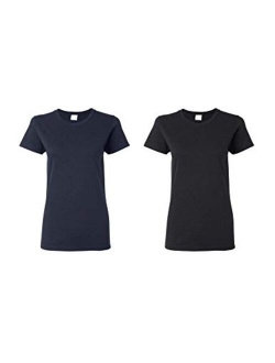 Women's Heavy Cotton Adult T-Shirt, 2-Pack