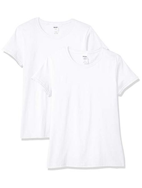 Gildan Women's Heavy Cotton Adult T-Shirt, 2-Pack