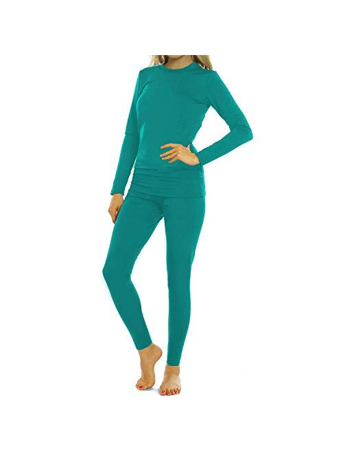 ViCherub Thermal Underwear Set for Women Long Johns Base Layer Fleece Lined Top Bottom