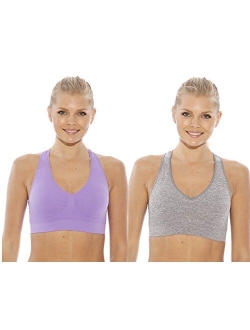 Just Intimates Racerback Sports Bra (Pack of 2)