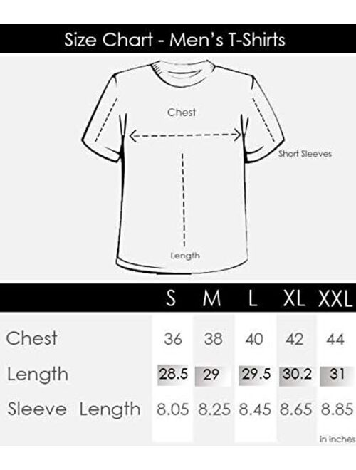 AELOMART Men's Cotton Solid Short Sleeve Crew Neck130 T Shirt