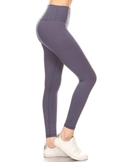 High Waisted Solid Yoga Leggings