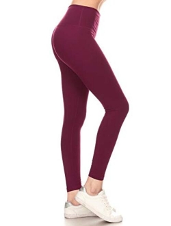 High Waisted Solid Yoga Leggings