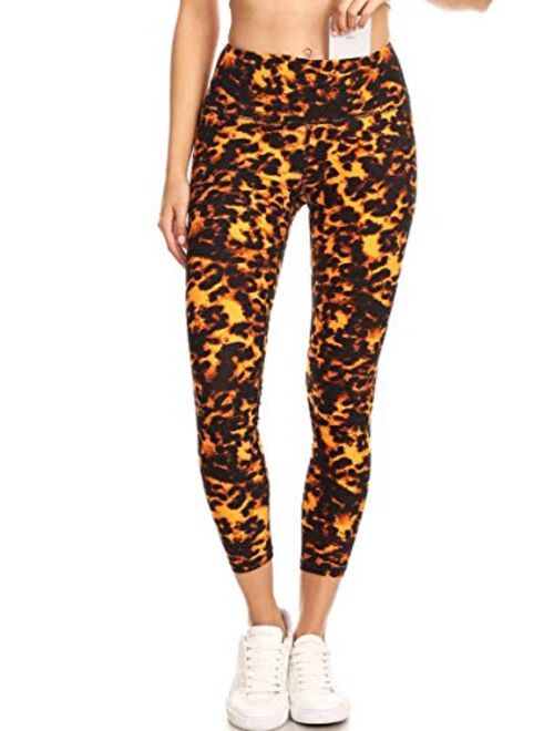 Leggings Depot High Waisted Solid Yoga Leggings