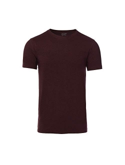 Mens Polyester Solid Cool Short Sleeve Crew T-Shirt