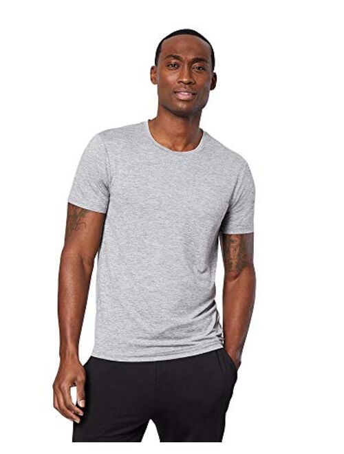 32 DEGREES Mens Polyester Solid Cool Short Sleeve Crew T-Shirt