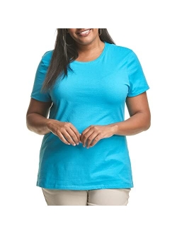 Women's Plus-Size Short Sleeve Crew Neck Tee