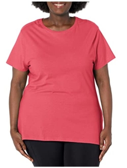 Women's Plus-Size Short Sleeve Crew Neck Tee