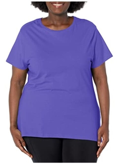 Women's Plus-Size Short Sleeve Crew Neck Tee