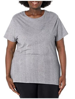 Women's Plus-Size Short Sleeve Crew Neck Tee