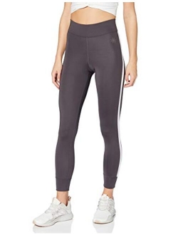 AURIQUE Women's High Waist Side Stripe 7/8 Yoga Legging