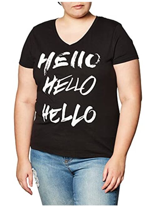 Hanes Womens Short Sleeve Graphic V-neck Tee (multiple graphics available)