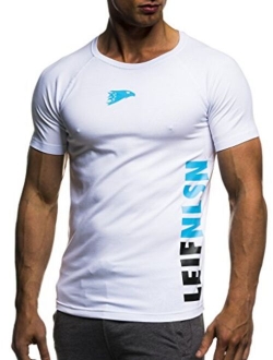 Gym Men's Short Sleeve Crew Neck T-Shirt LN06279