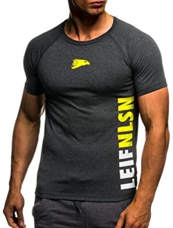 Gym Men's Short Sleeve Crew Neck T-Shirt LN06279