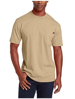 Men's Short Sleeve Heavyweight Crew Neck Pocket T-Shirt