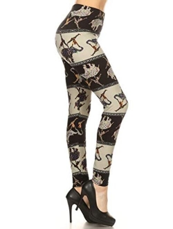 Women's Popular Fashion Print Leggings BAT17