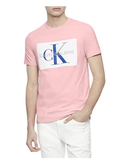 Calvin Klein Men's Short Sleeve Monogram Logo T-Shirt