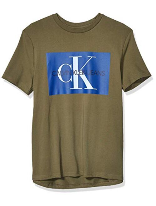 Calvin Klein Men's Short Sleeve Monogram Logo T-Shirt