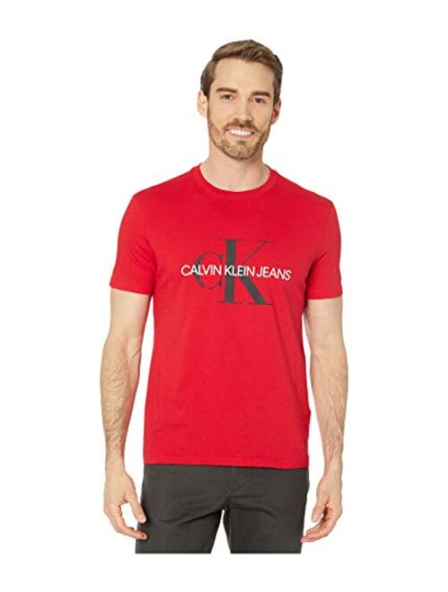 Calvin Klein Men's Short Sleeve Monogram Logo T-Shirt