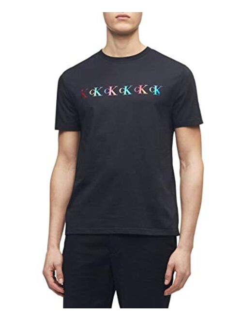 Calvin Klein Men's Short Sleeve Monogram Logo T-Shirt