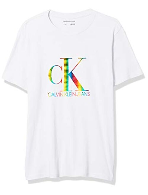 Calvin Klein Men's Short Sleeve Monogram Logo T-Shirt