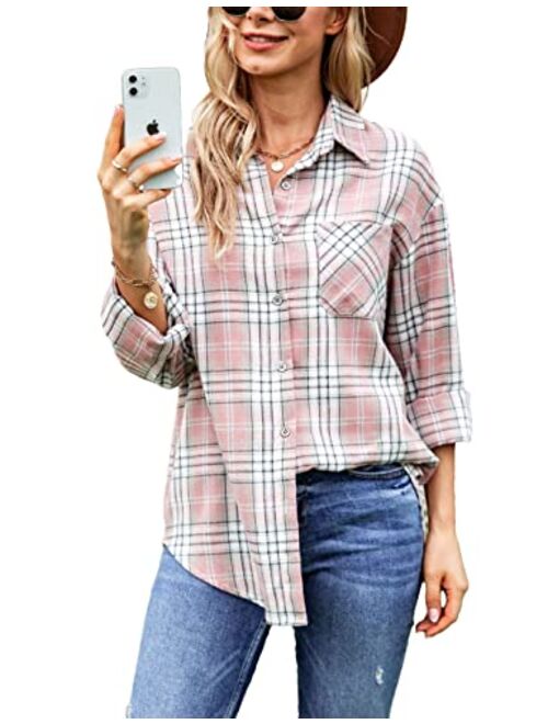 Legendary Whitetails Women's Cottage Escape Long Sleeve Button Up Flannel Shirt