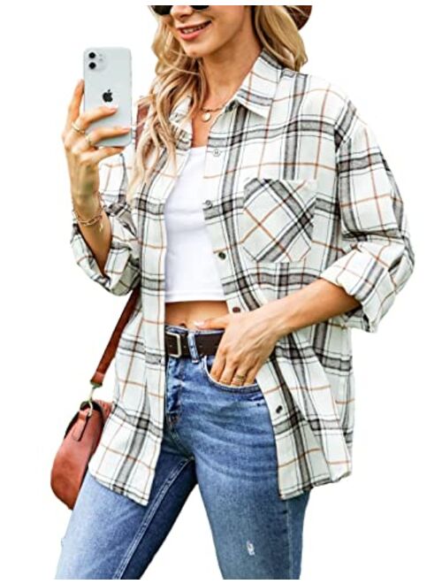 Legendary Whitetails Women's Cottage Escape Long Sleeve Button Up Flannel Shirt