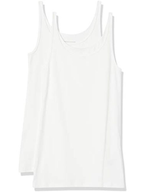 Amazon Essentials Women's 2-Pack Slim-fit Thin Strap Tank