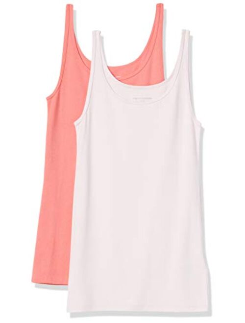 Amazon Essentials Women's 2-Pack Slim-fit Thin Strap Tank